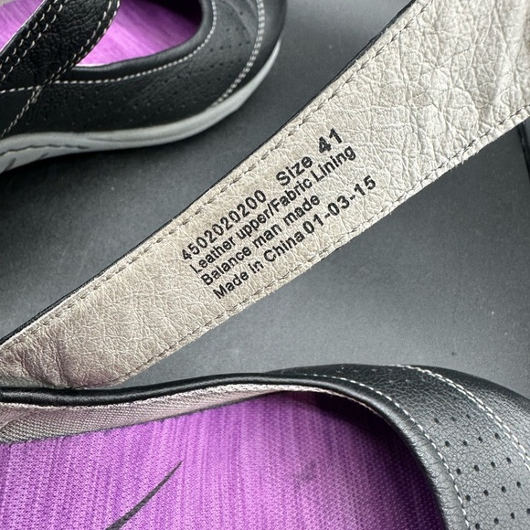 Dansko Black Leather Hadley Mary Jane Shoes EU 41 - Picture 5 of 6